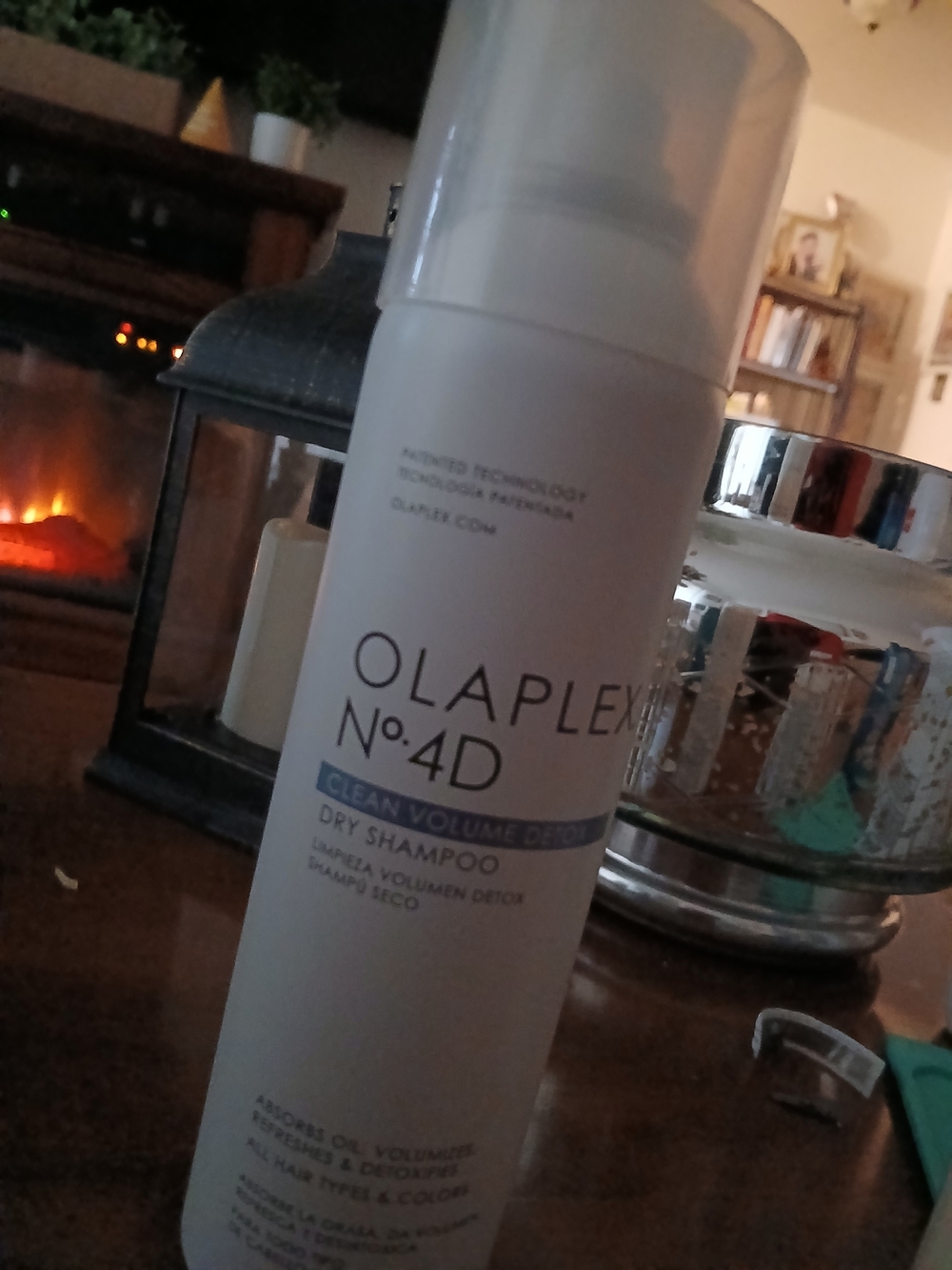 OLAPLEX No.4D Dry Shampoo Spray - White Bottle with Blue Label Accent